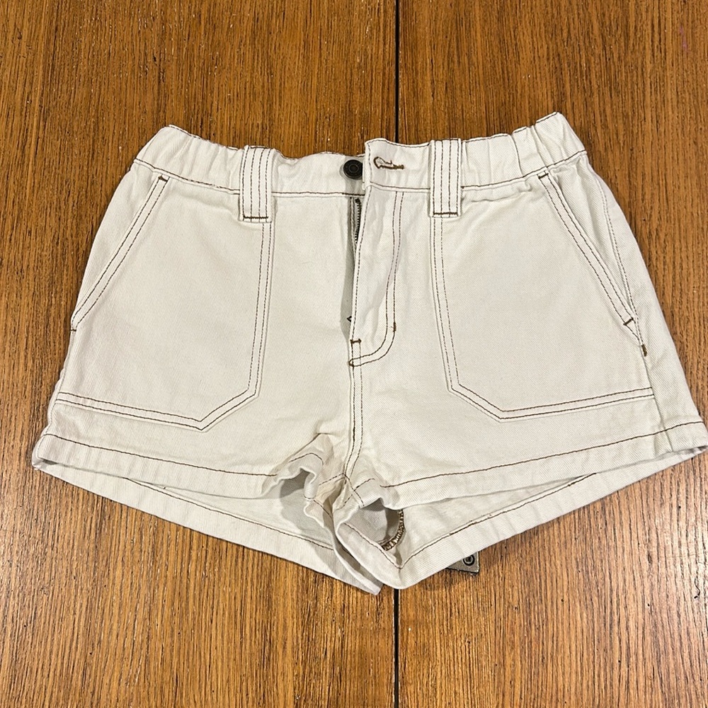 PACSUN Bone Jean Shorts